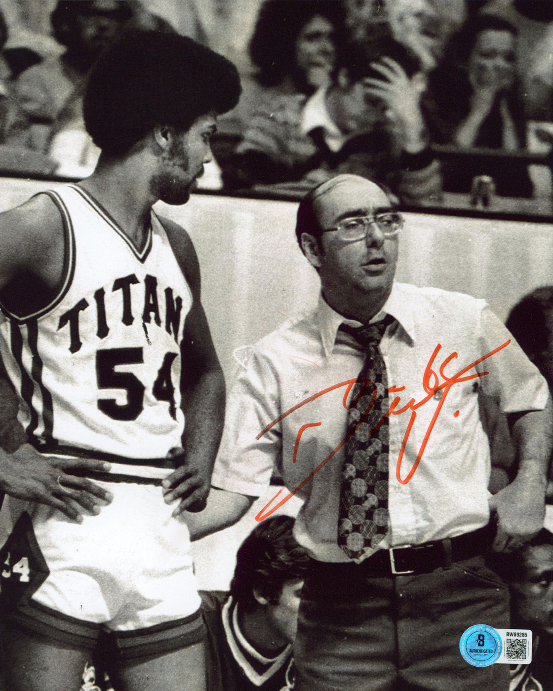 Dick Vitale Sportscaster Authentic Signed 8x10 Vertical Photo BAS #BW89285