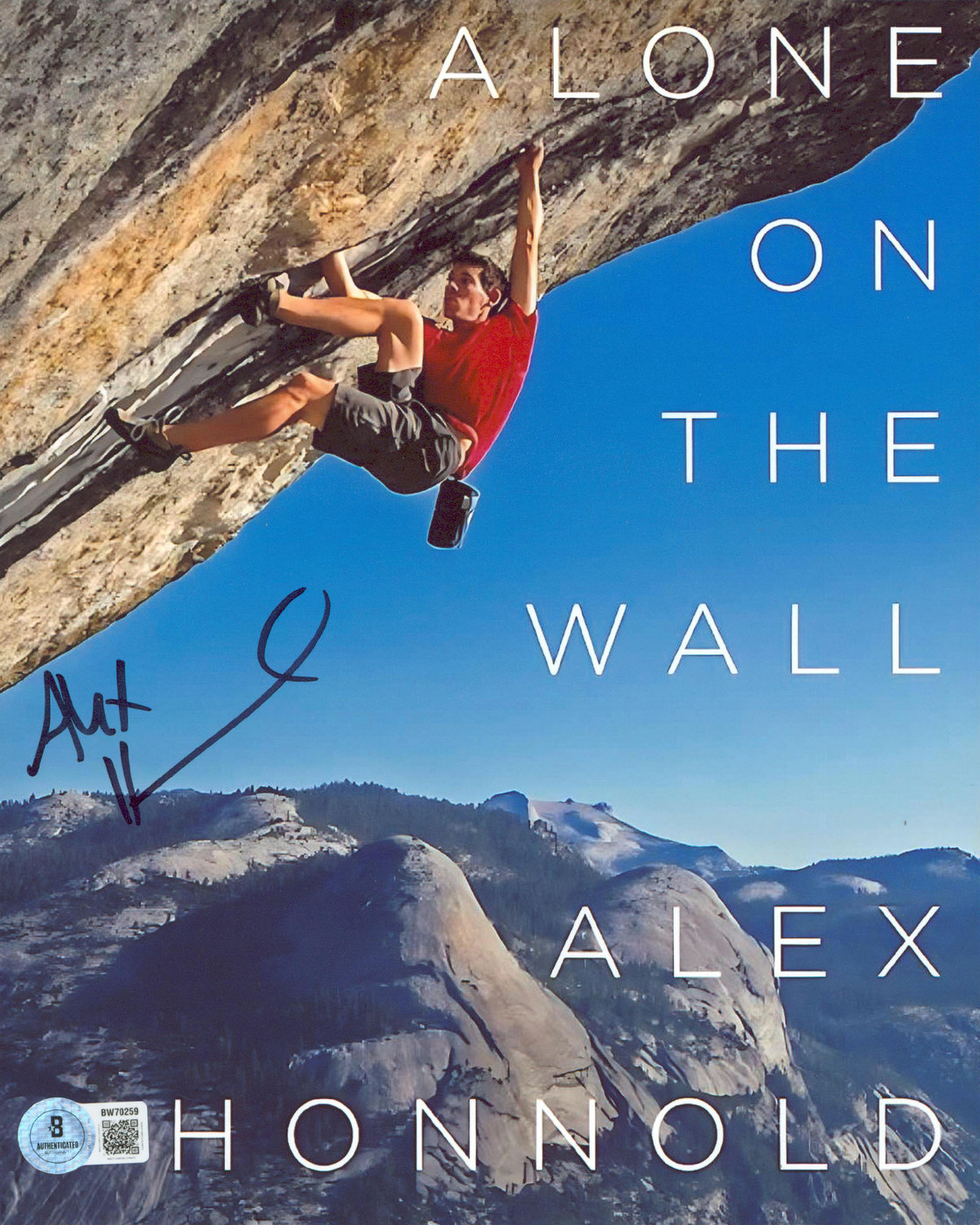 Alex Honnold Authentic Signed 8x10 Vertical Photo Autographed BAS 3