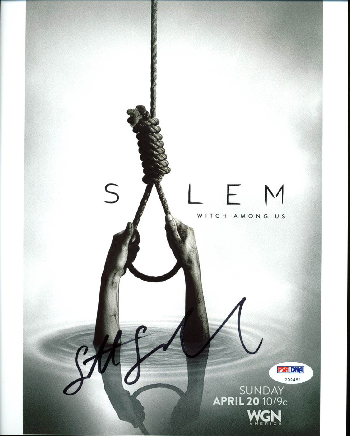 Seth Gabel Salem Authentic Signed 8X10 Photo Autographed PSA/DNA #Z92451