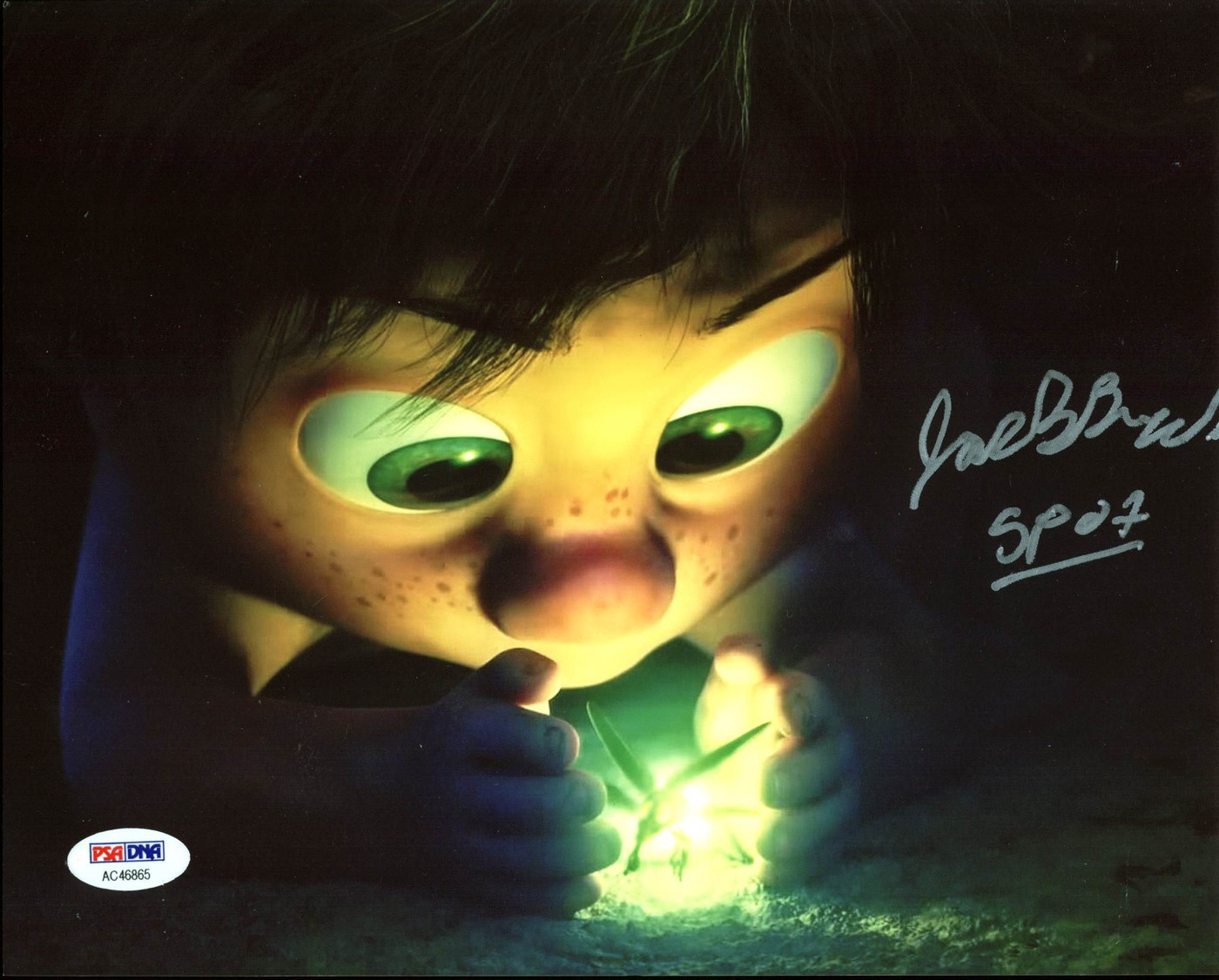 Jack Bright The Good Dinosaur "Spot" Authentic Signed 8X10 Photo PSA/DNA AC46865