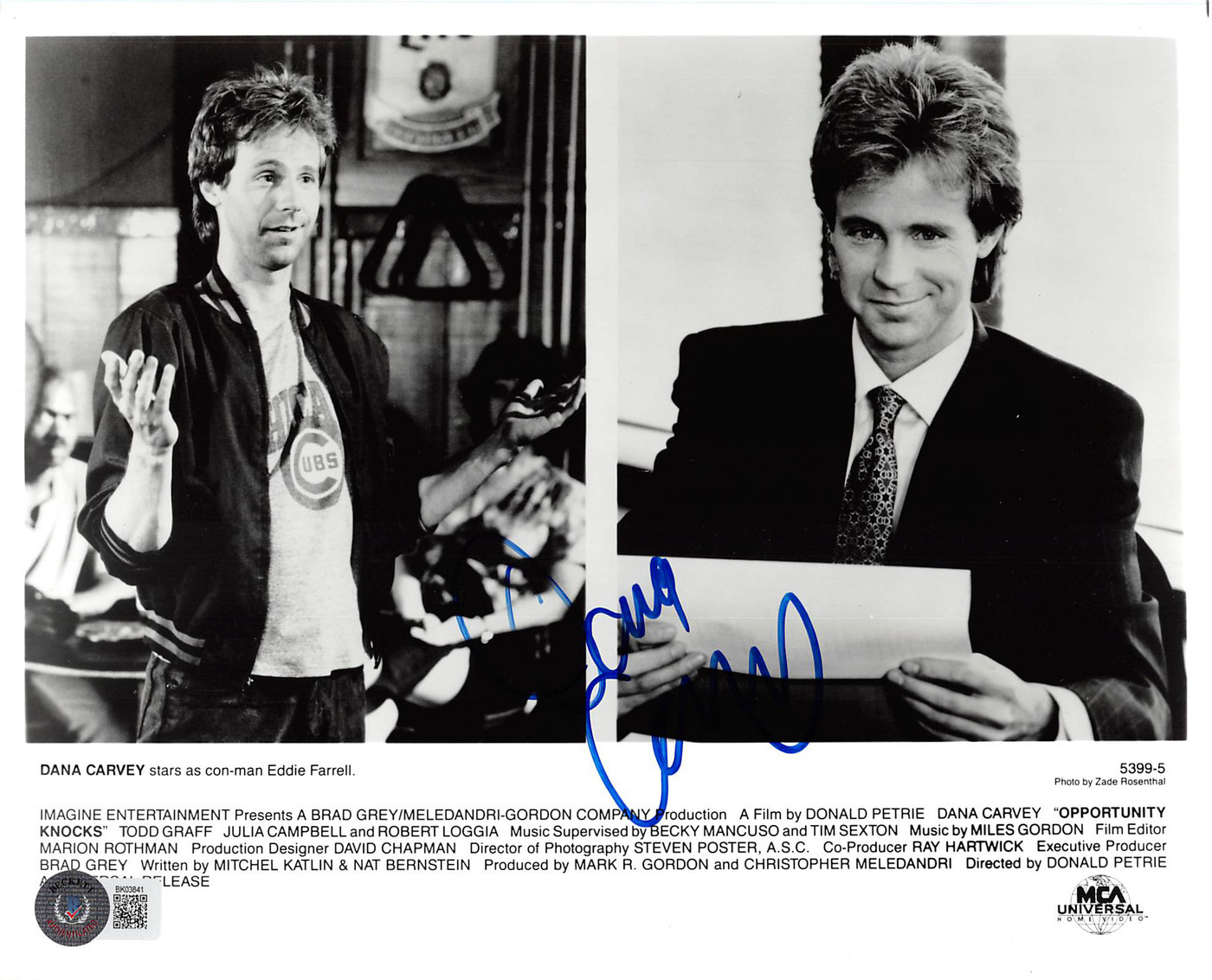 Dana Carvey Opportunity Knocks Authentic Signed 8x10 Photo BAS #BK03841
