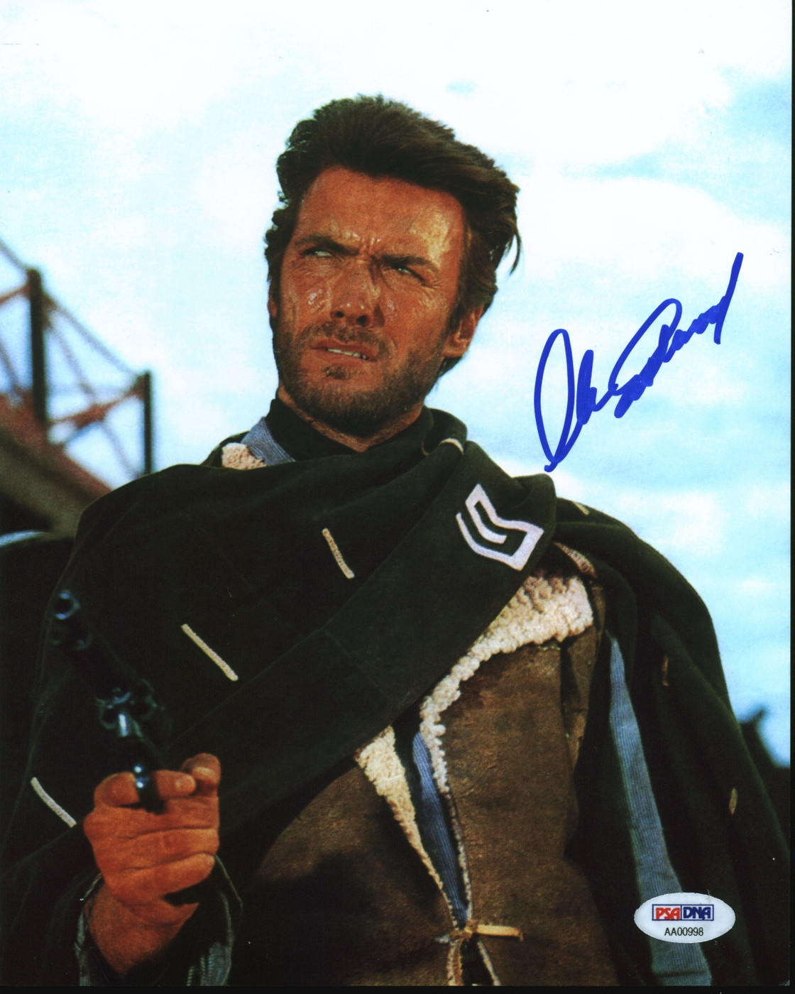 Clint Eastwood Good, the Bad & the Ugly Signed 8x10 Photo Auto 10! BAS #AC26956