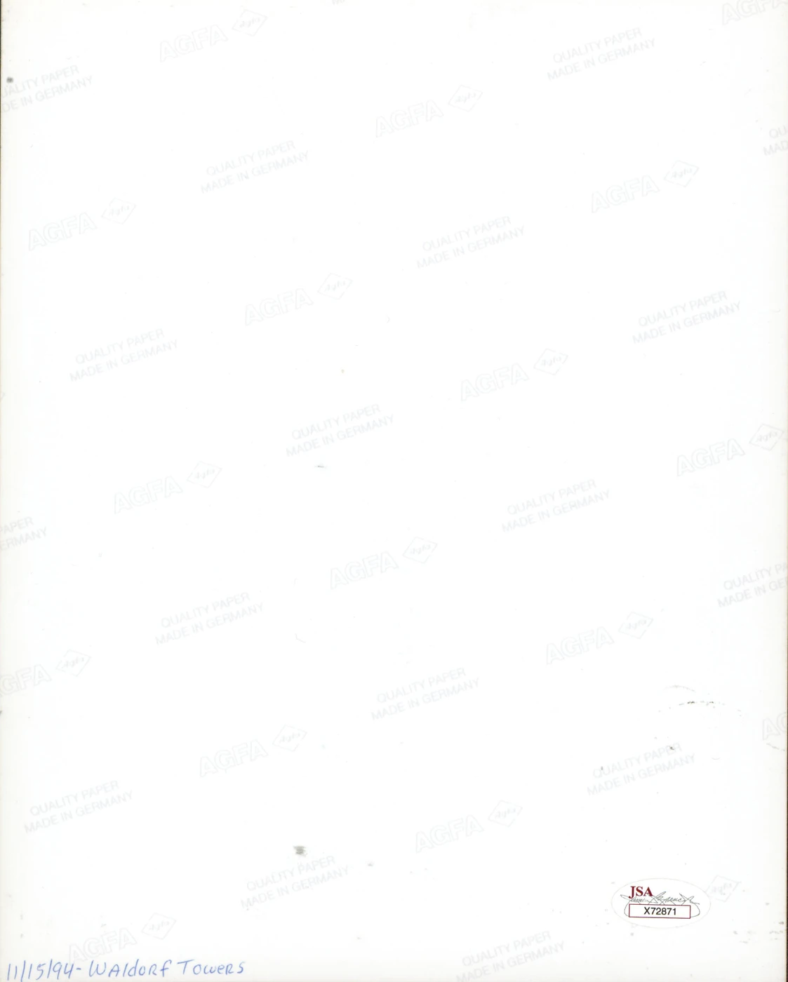 Bob Hope The Tonight Show Authentic Signed 8x10 Photo Autographed BAS #A84716