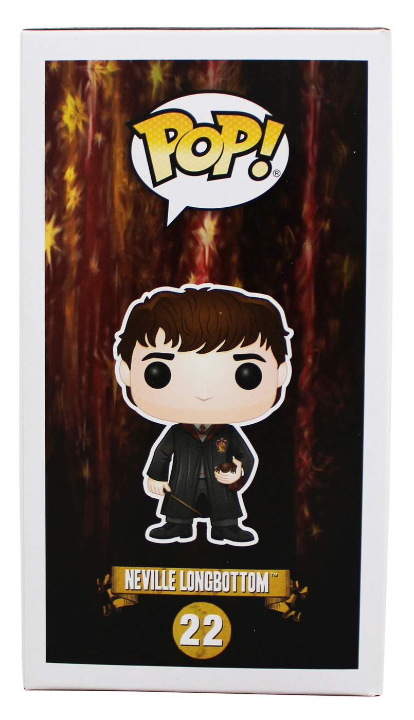 Matthew Lewis Harry Potter Signed Neville Longbottom #22 Funko Pop Figure JSA