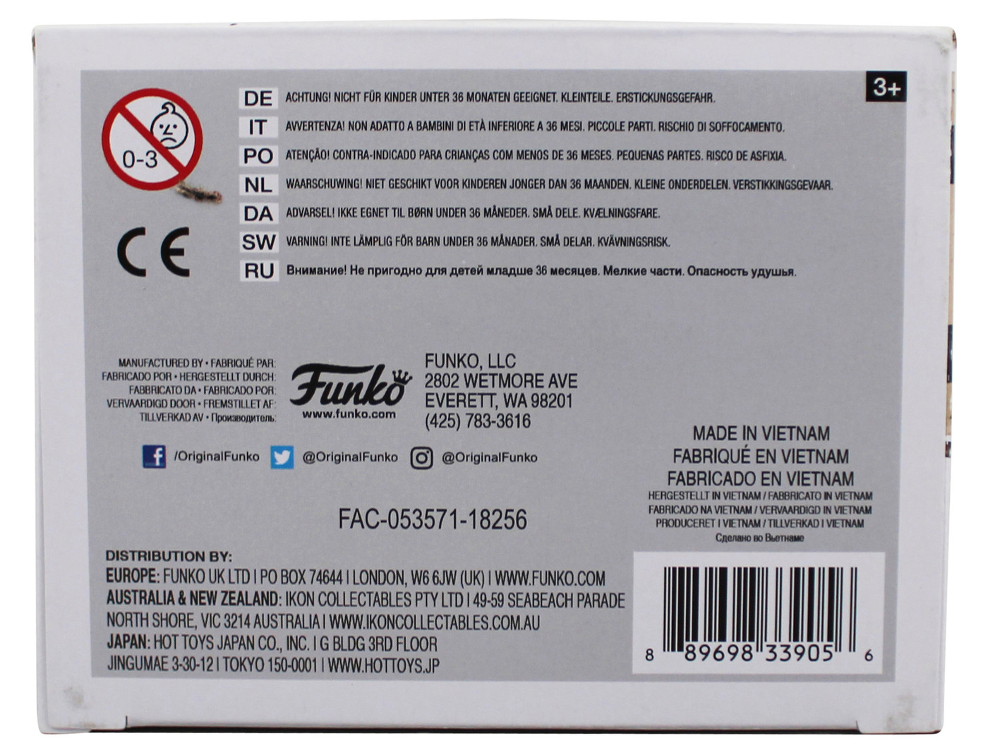 Lin-Manuel Miranda Mary Poppins Signed Jack #469 Funko Pop Figure BAS #G55732