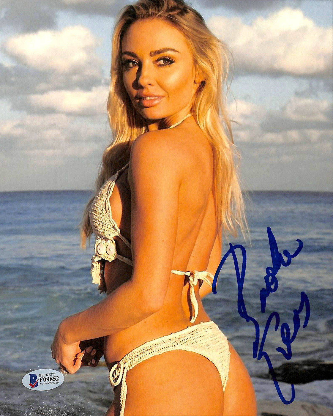 Brooke Evers Model & DJ Sexy Authentic Signed 8x10 Photo Autographed BAS #F09852