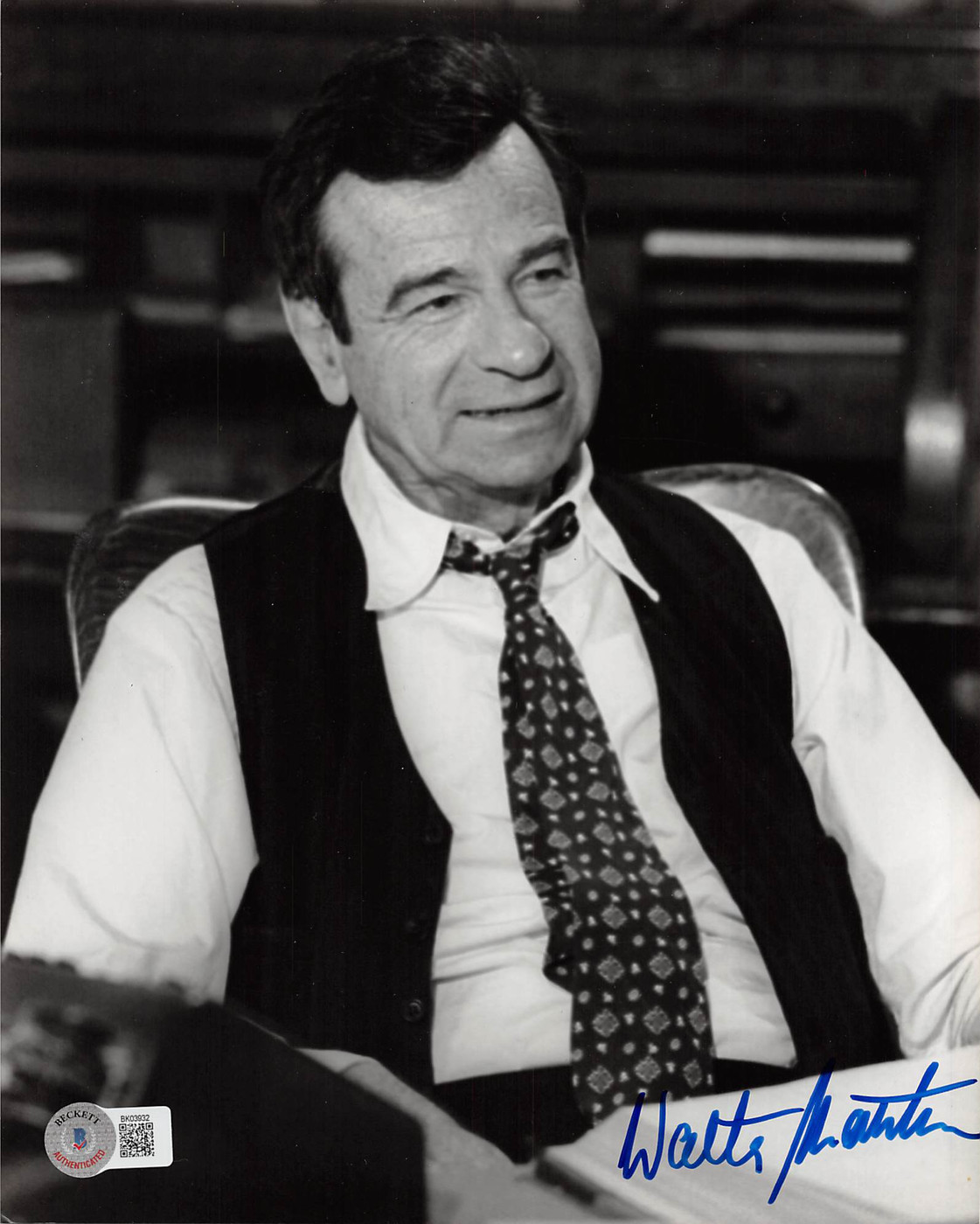 Walter Matthau Grumpy Old Men Authentic Signed 8x10 Photo BAS #BK03932