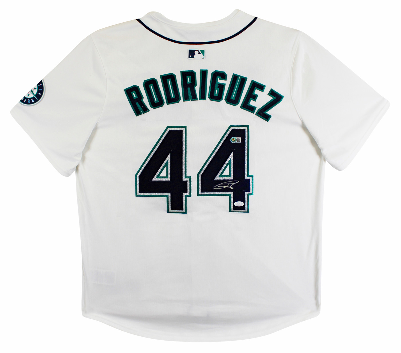 Mariners Julio Rodriguez Authentic Signed White Nike Jersey Autographed BAS