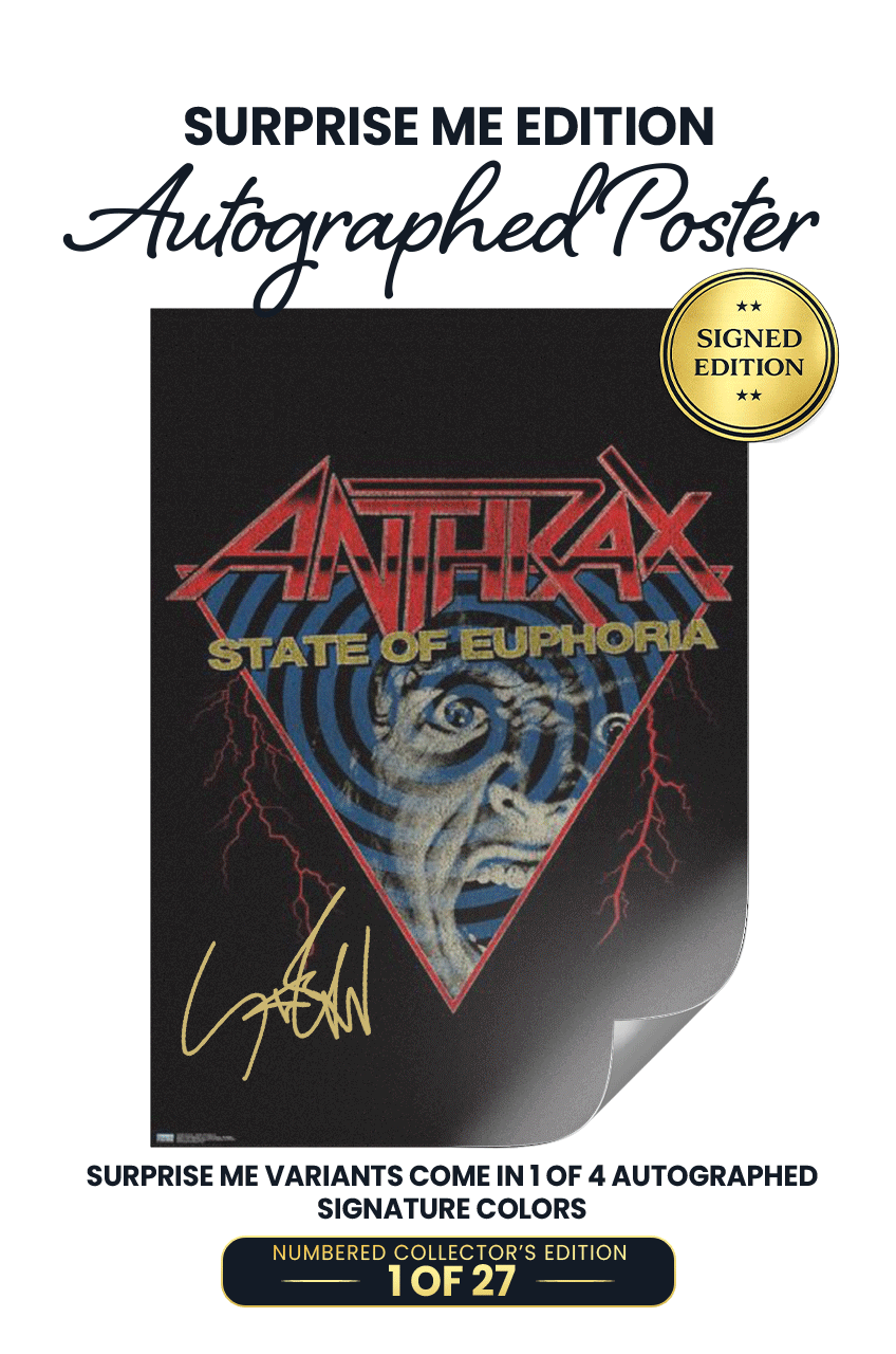 Scott Ian Signed Anthrax Posters