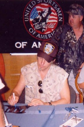Ted Nugent Band Autographed Concert Used Rolling Thunder Tour 14 Inch Drum Head