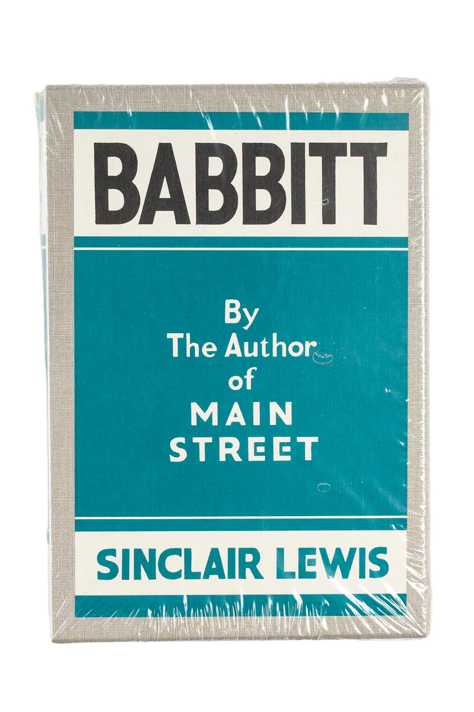 Sinclair Lewis's Babbitt Unsigned First Edition Library Printing