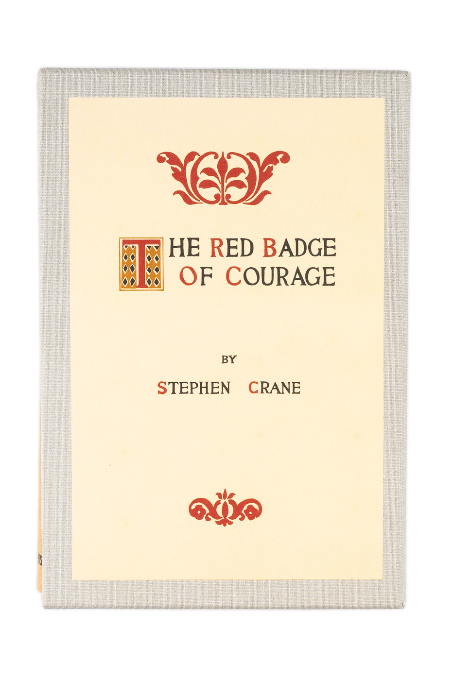 The Red Badge of Courage First Edition Library Printing
