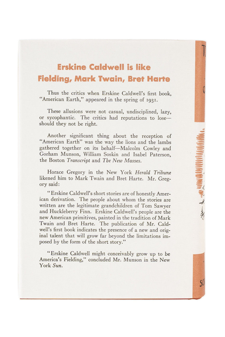 Tobacco Road First Edition Library Printing