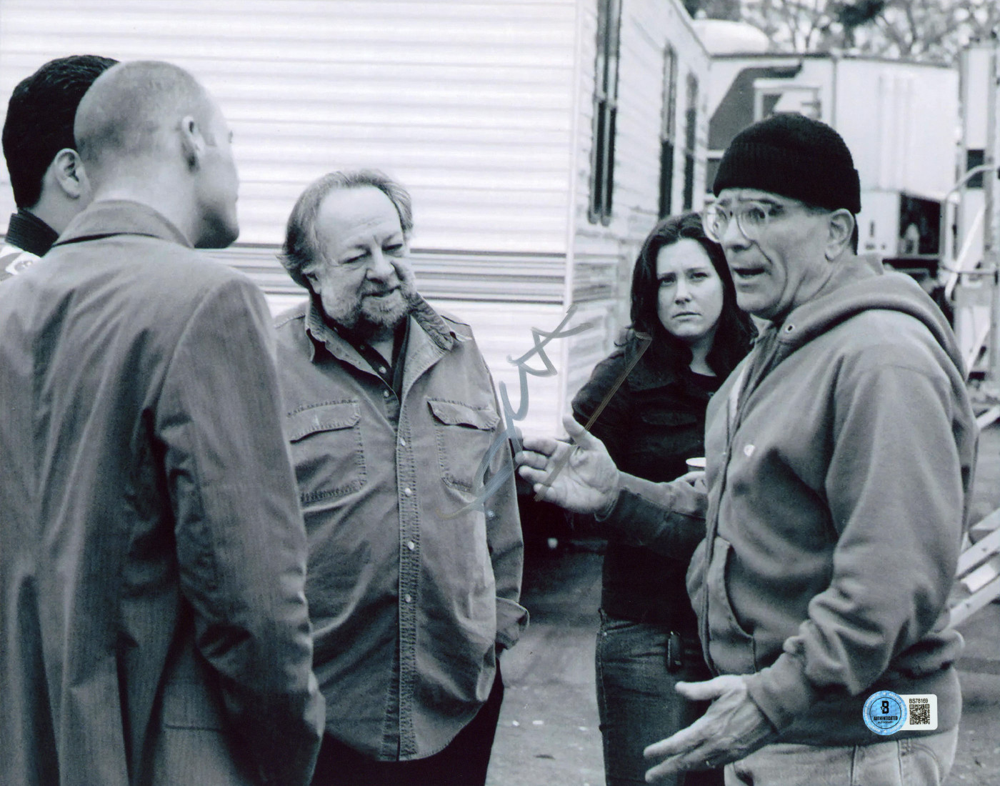 David Mamet American Buffalo Authentic Signed 11x14 Horizontal Photo BAS BS78169