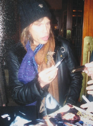 Aerosmith Steven Tyler Autographed Debonair Framed 24x36 Canvas Photo Video Proof