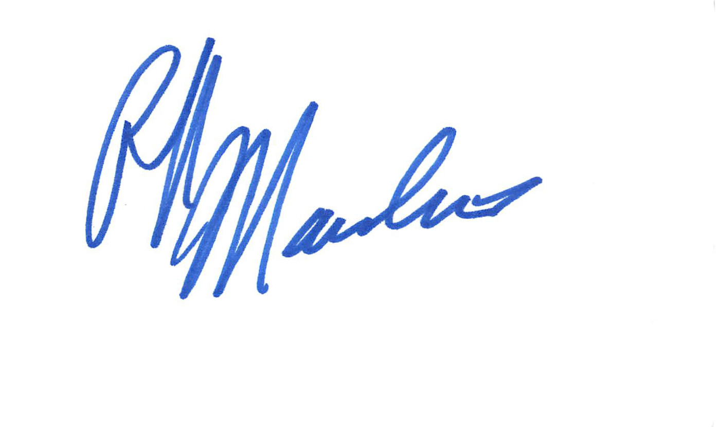 Ralph Macchio The Karate Kid Authentic Signed 3x5 Index Card BAS #BL96265