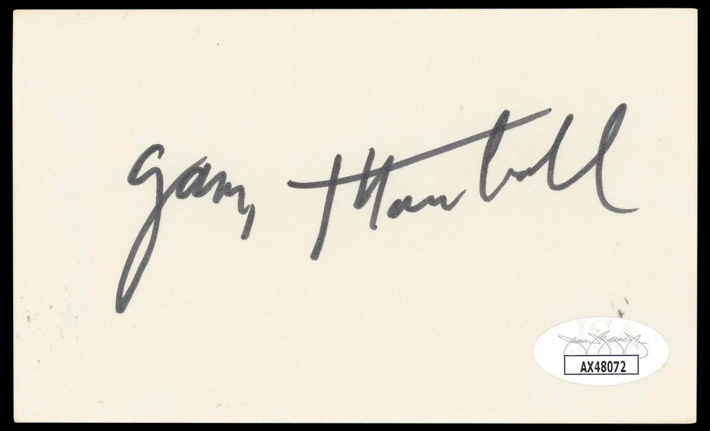Garry Marshall Authentic Signed 3x5 Index Card Autographed JSA #AX48072