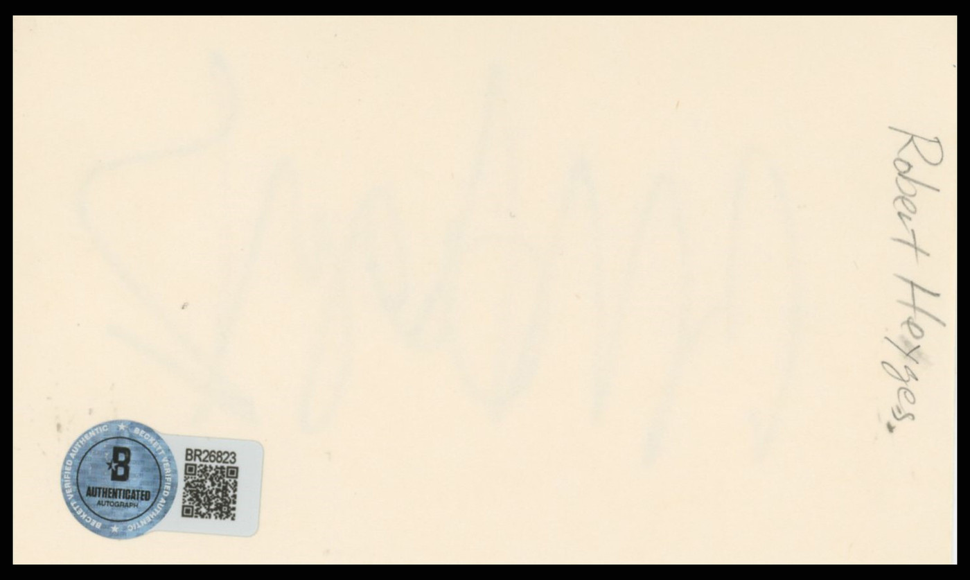 Robert Hegyes Welcome Back, Kotter Authentic Signed 3x5 Index Card BAS #BR26823