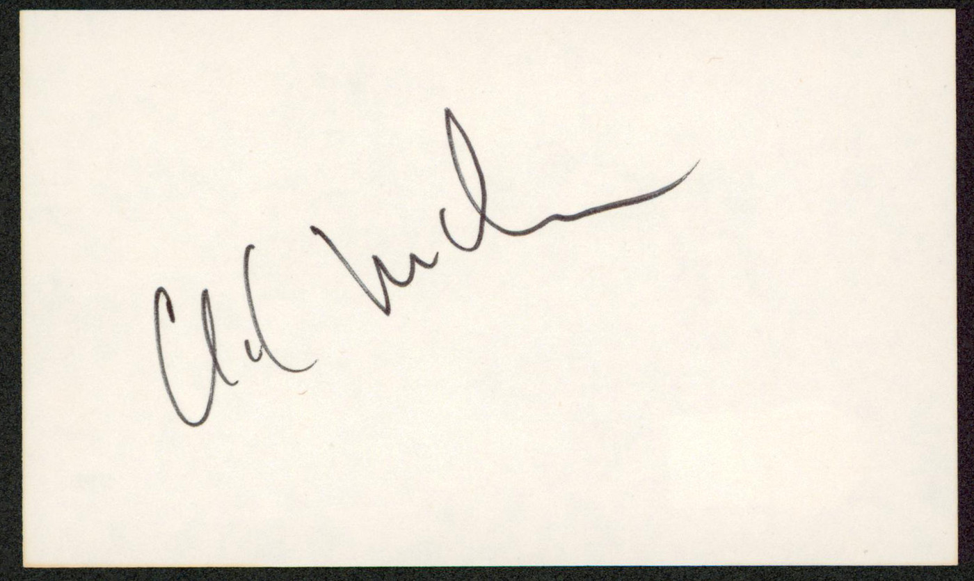 Chad McQueen The Karate Kid Authentic Signed 3x5 Index Card Autographed BAS