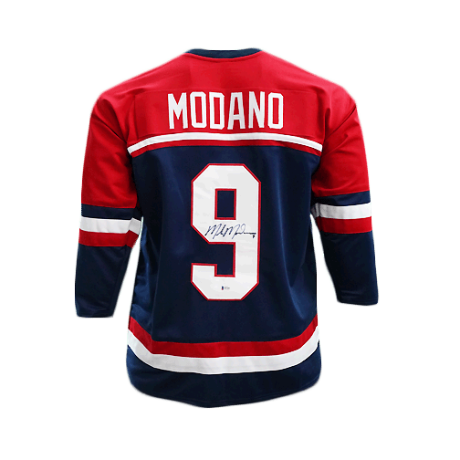 Mike Modano Signed USA Pro Edition Hockey Jersey (JSA)