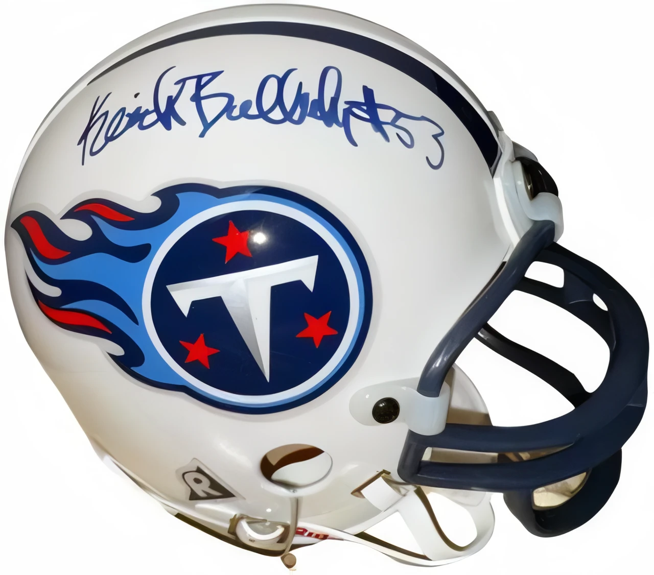 Keith Bulluck Signed Tennessee Titans Riddell Rep Tb Mini Helmet #53  Coa