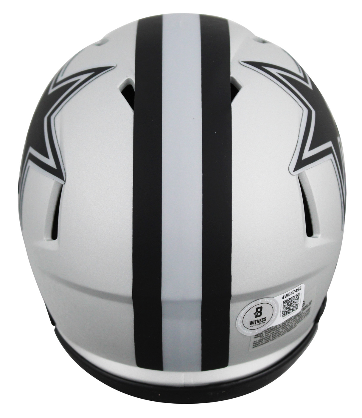 Cowboys Dak Prescott Authentic Signed Rave Speed Mini Helmet BAS Witnessed