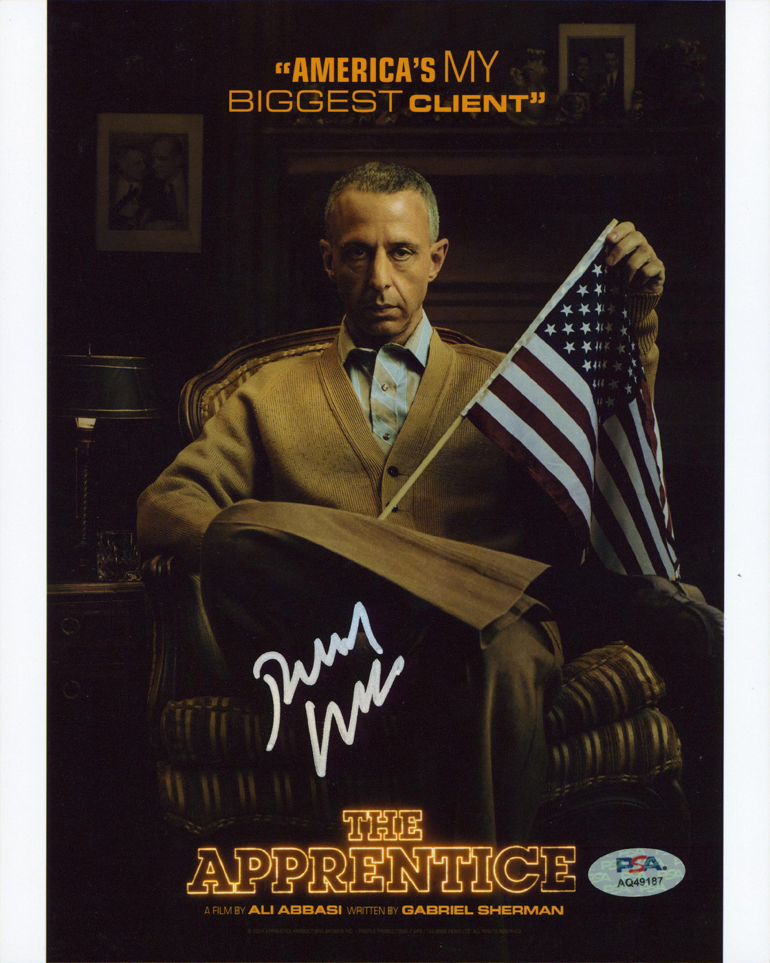 Jeremy Strong The Apprentice Authentic Signed 8x10 Photo PSA/DNA #AQ49187
