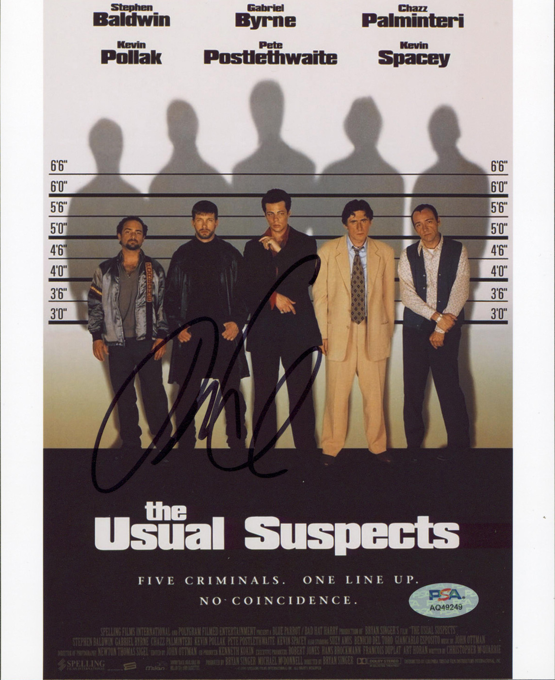 Christopher McQuarrie The Usual Suspects Signed 8x10 Photo PSA/DNA #AQ49249
