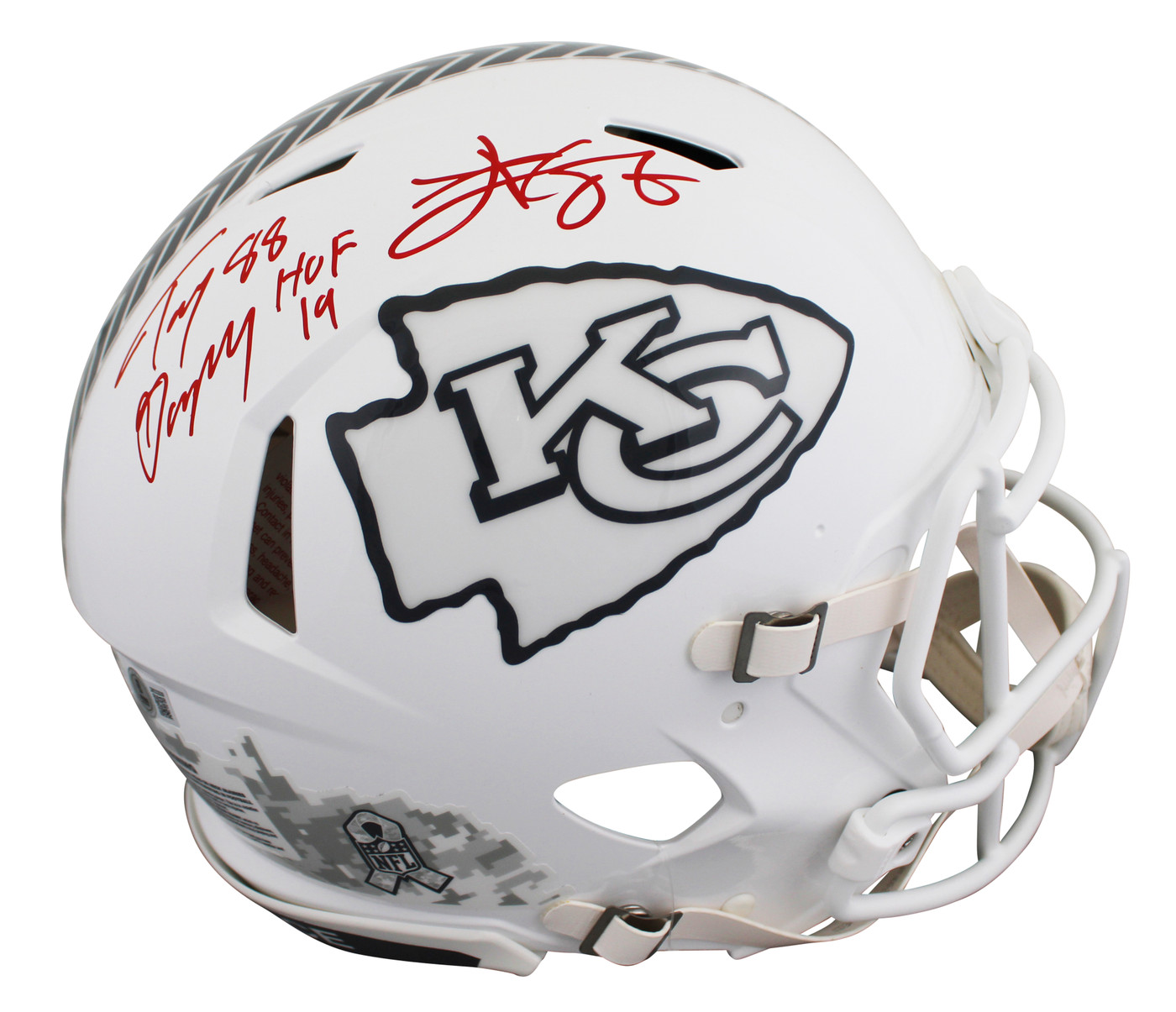 Tony Gonzalez & Travis Kelce Signed STS III F/S Speed Proline