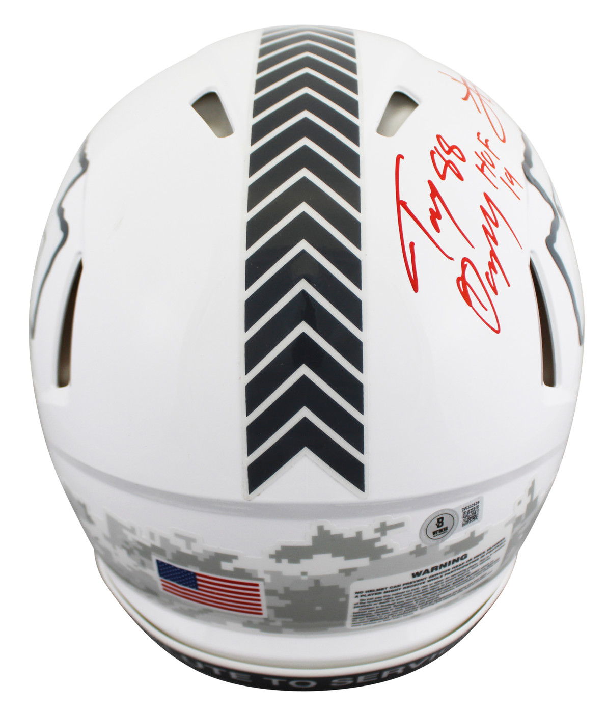 Tony Gonzalez & Travis Kelce Signed STS III F/S Speed Proline