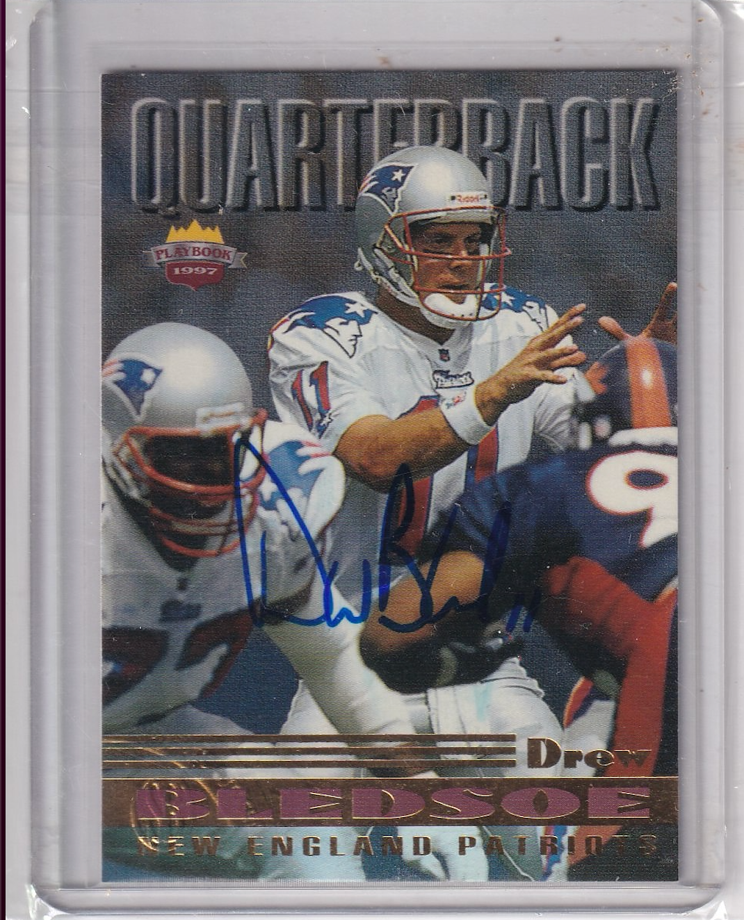 Drew Bledsoe Signed Card