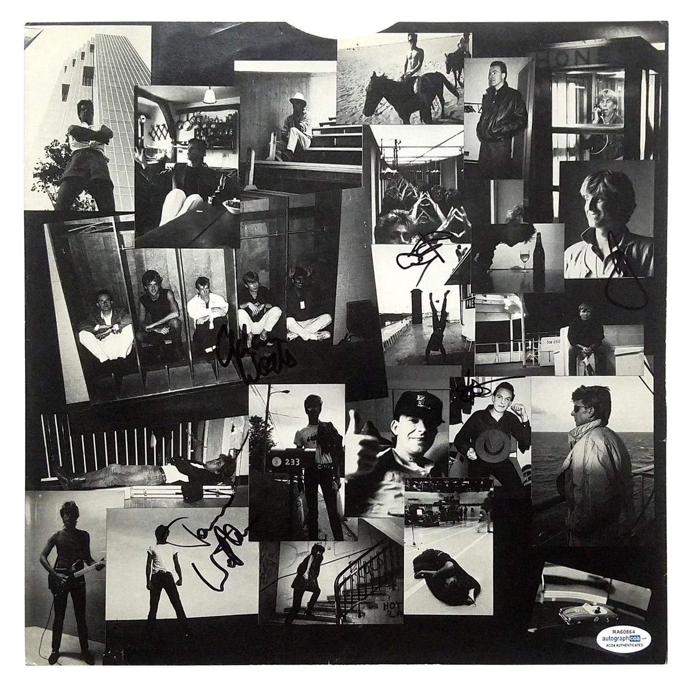 The Fixx Signed X5 Autographed LP Album Sleeve Insert ACOA