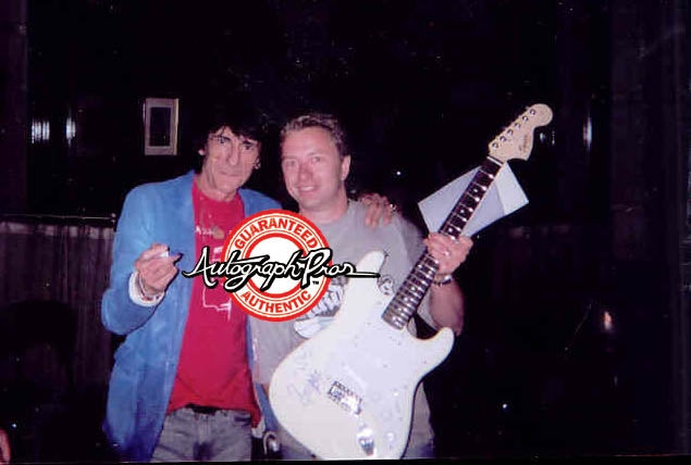 Rolling Stones Signed 2003 40 Licks Framed Booklet Album Tour Book ACOA