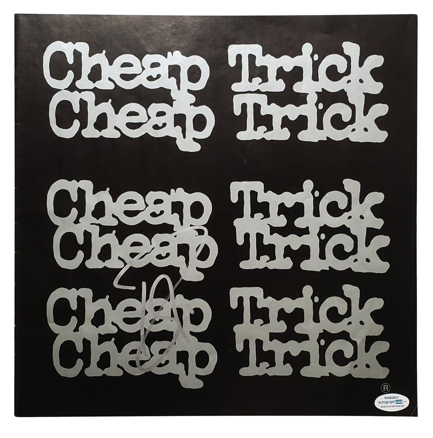 Cheap Trick Signed Autographed Album Record LP Flat ACOA