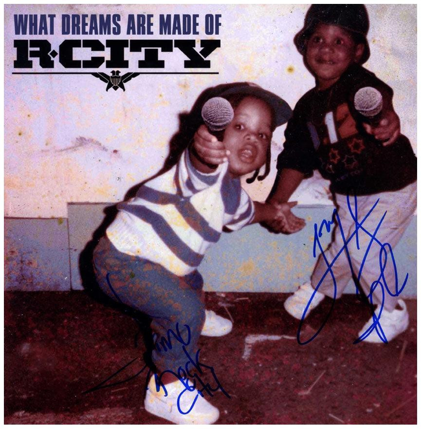 R. City Signed X2 What Dreams Are Made Of Album Flat