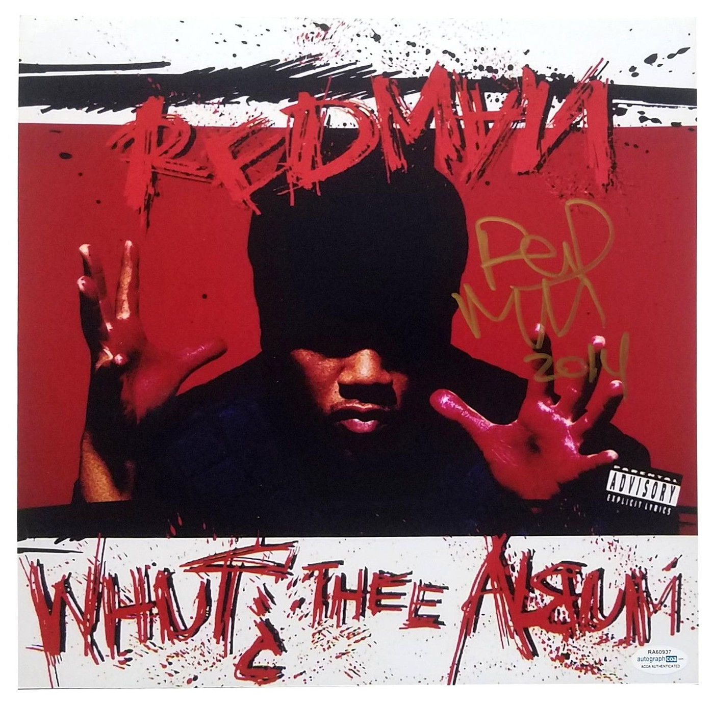 Redman Signed Autographed Whut? Thee 12x12 Album Flat ACOA