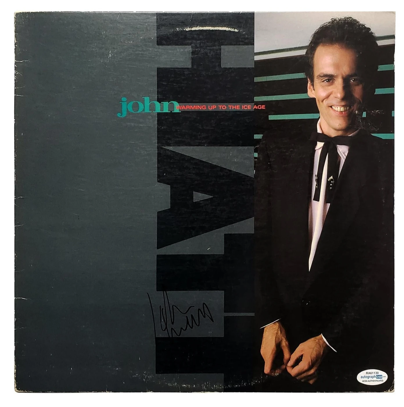 John Hiatt Signed Autographed Album Record LP ACOA