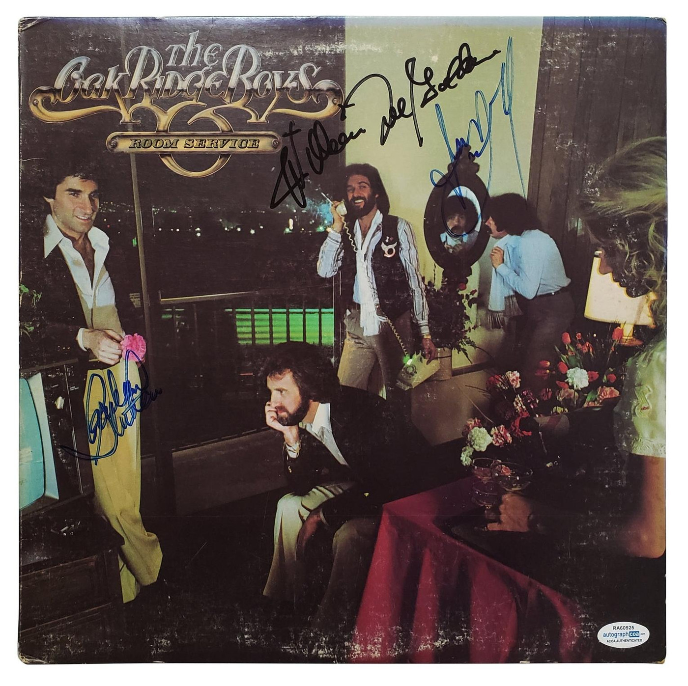 Oak Ridge Boys Signed Autographed Album Record LP ACOA Version 1