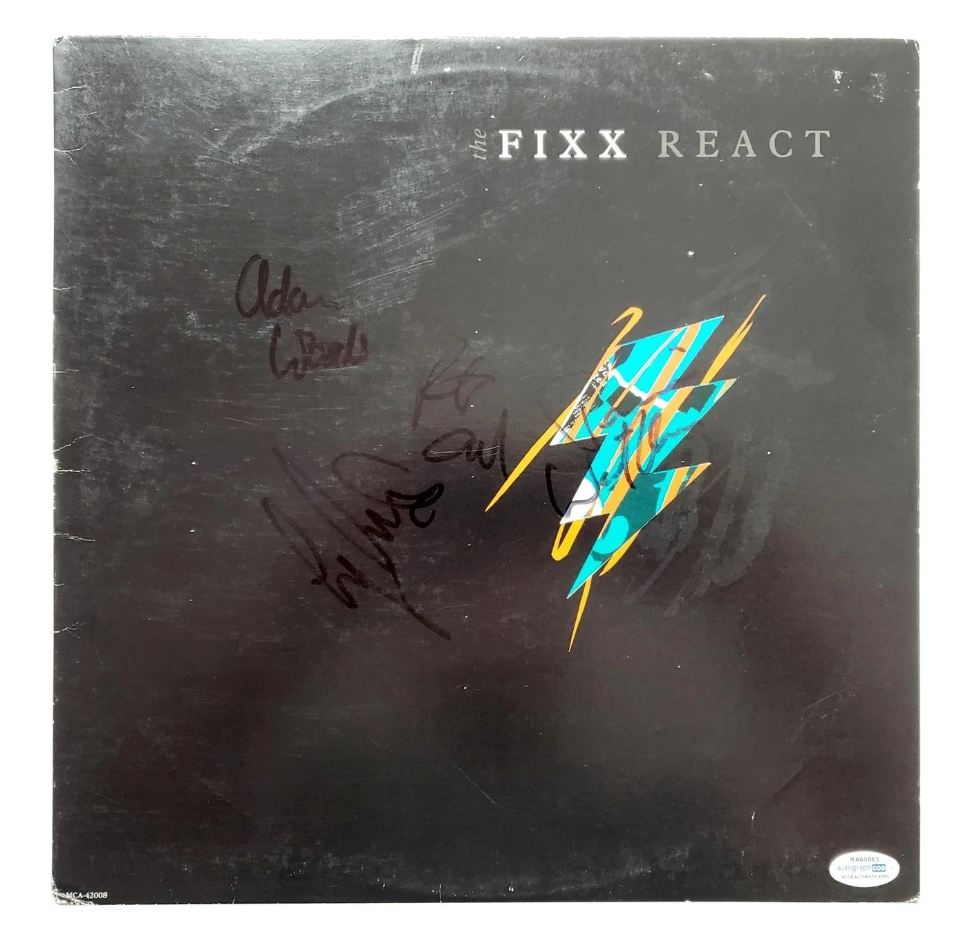 The Fixx Signed Autographed Album Record LP ACOA Version 1
