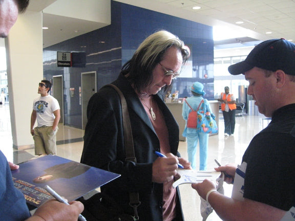 Todd Rungren Signed Autographed Healing Album Lp Cover ACOA