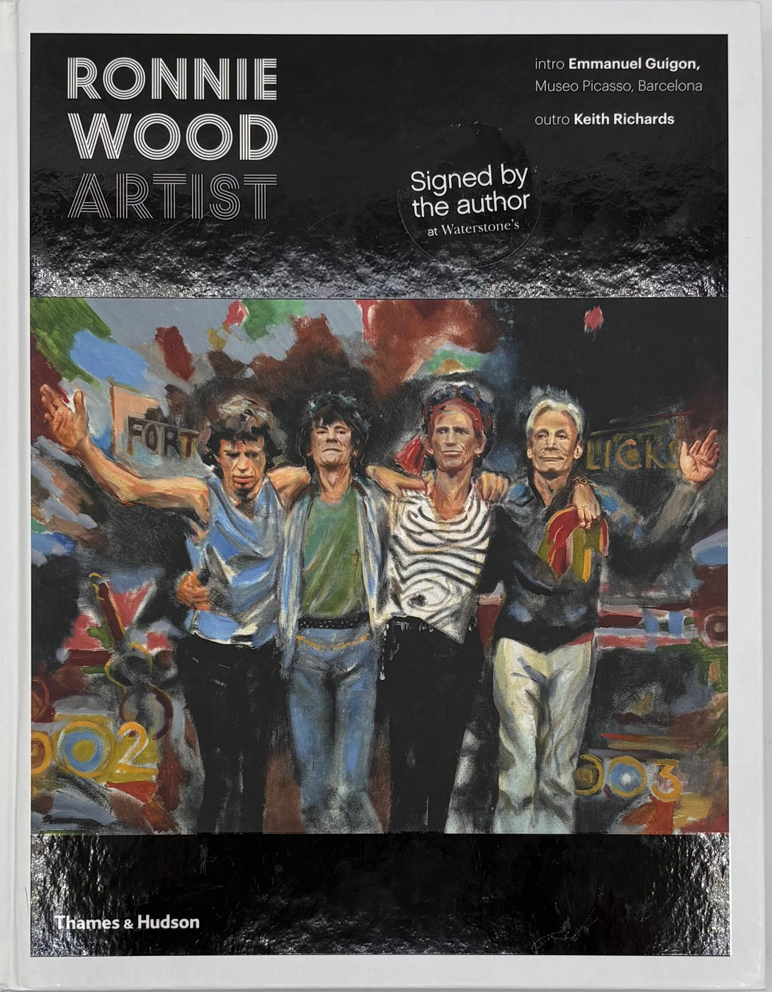 Ronnie Wood Signed Artist Book First Edition | Rolling Stones