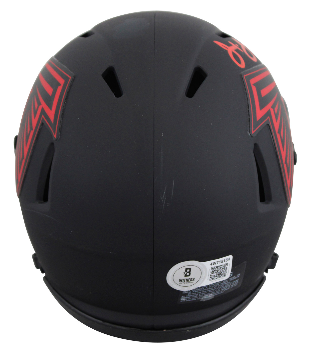 Falcons Julio Jones Authentic Signed Eclipse Speed Mini Helmet BAS Witnessed