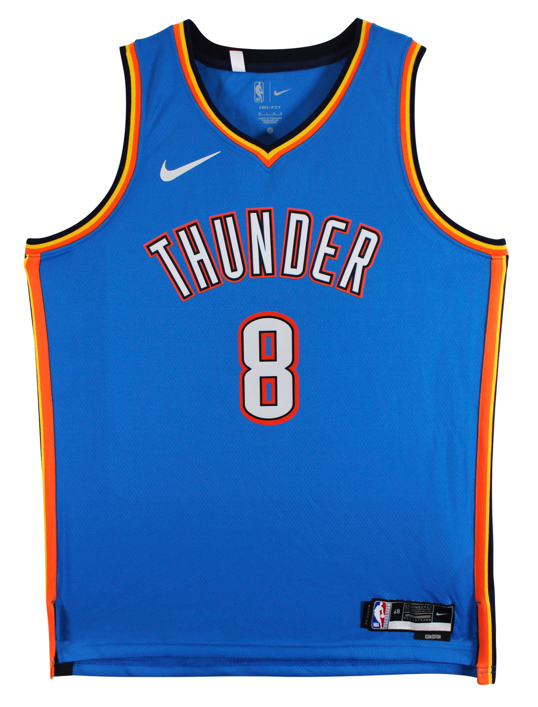 Thunder Jalen Williams Signed Blue Nike Icon Finals Edition Swingman Jersey JSA