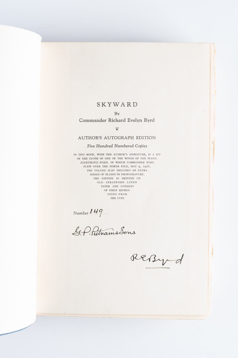Richard E. Byrd's Skyward