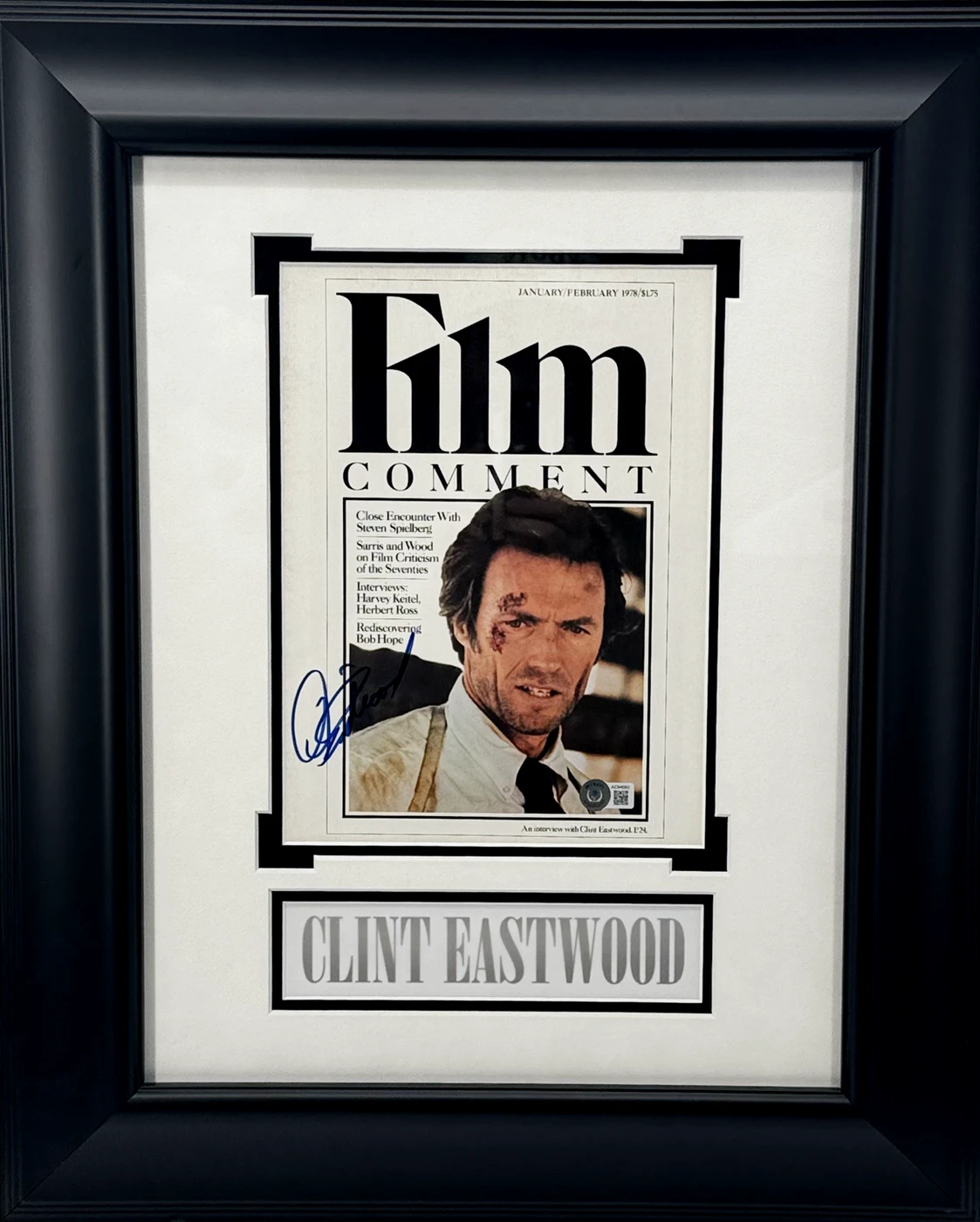 Clint Eastwood Signed Photo - Beckett
