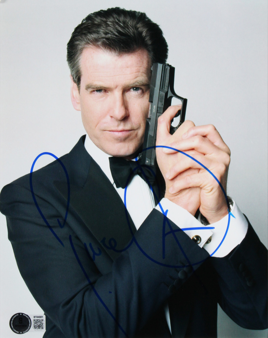 Pierce Brosnan GoldenEye Authentic Signed 8x10 Framed Photo BAS