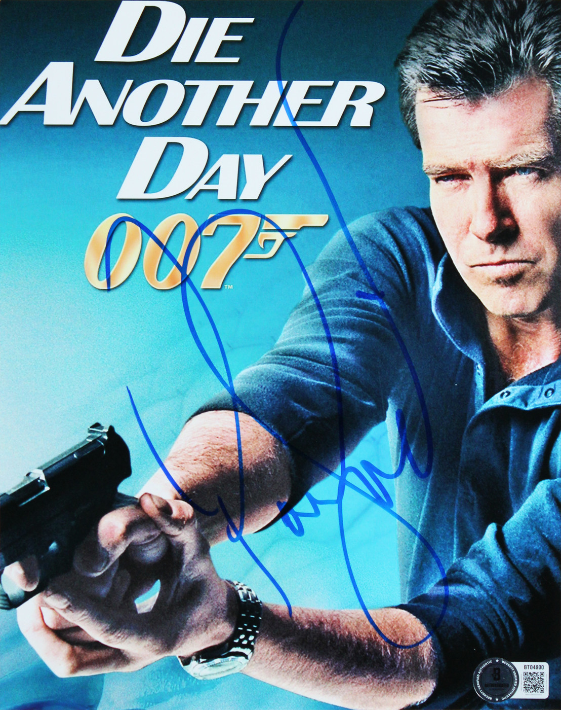 Pierce Brosnan GoldenEye Authentic Signed 8x10 Framed Photo BAS