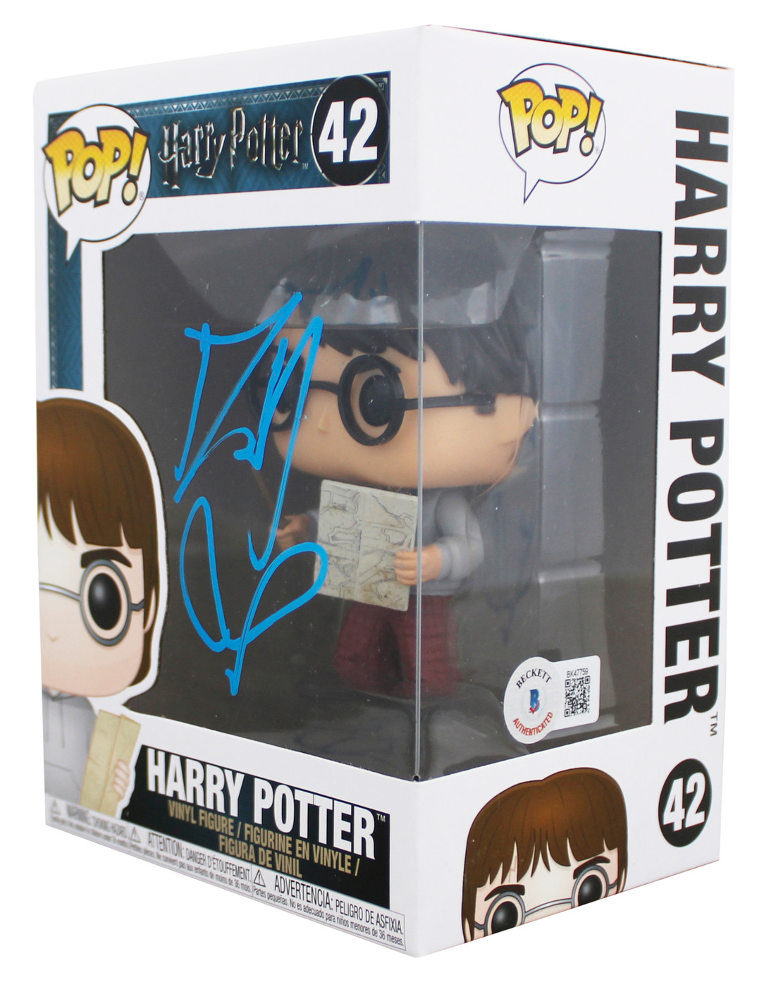 Daniel Radcliffe Harry Potter Authentic Signed #42 Funko Pop Vinyl Figure BAS