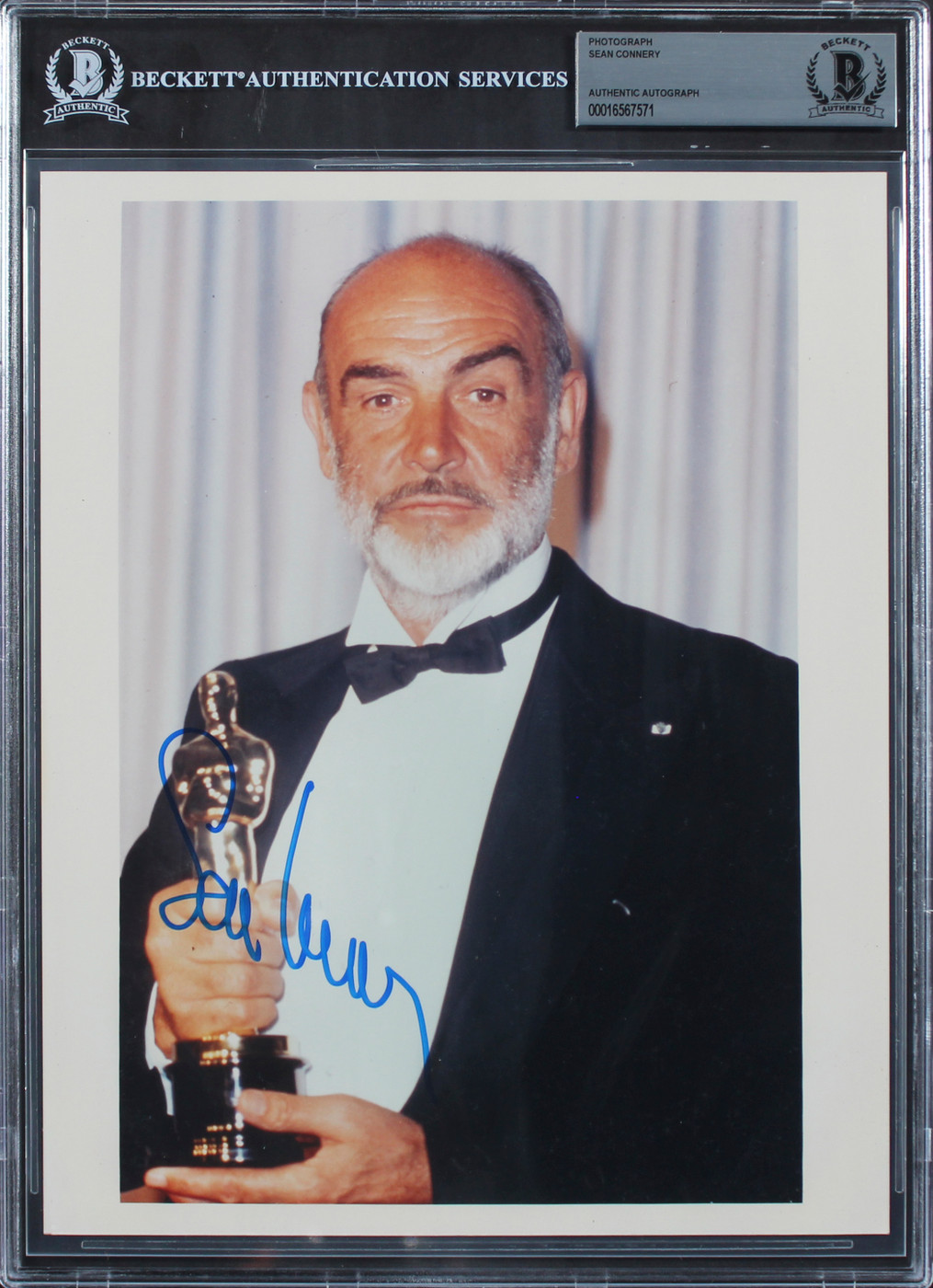 Sean Connery The Untouchables Authentic Signed 8x10 Photo BAS Slabbed 2