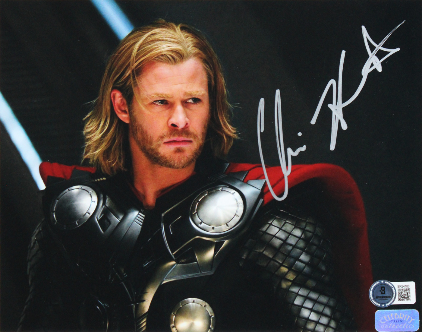 Chris Hemsworth The Avengers Authentic Signed 8x10 Framed Photo